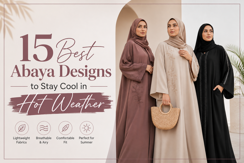15 Best Abaya Designs to Stay Cool in Hot Weather