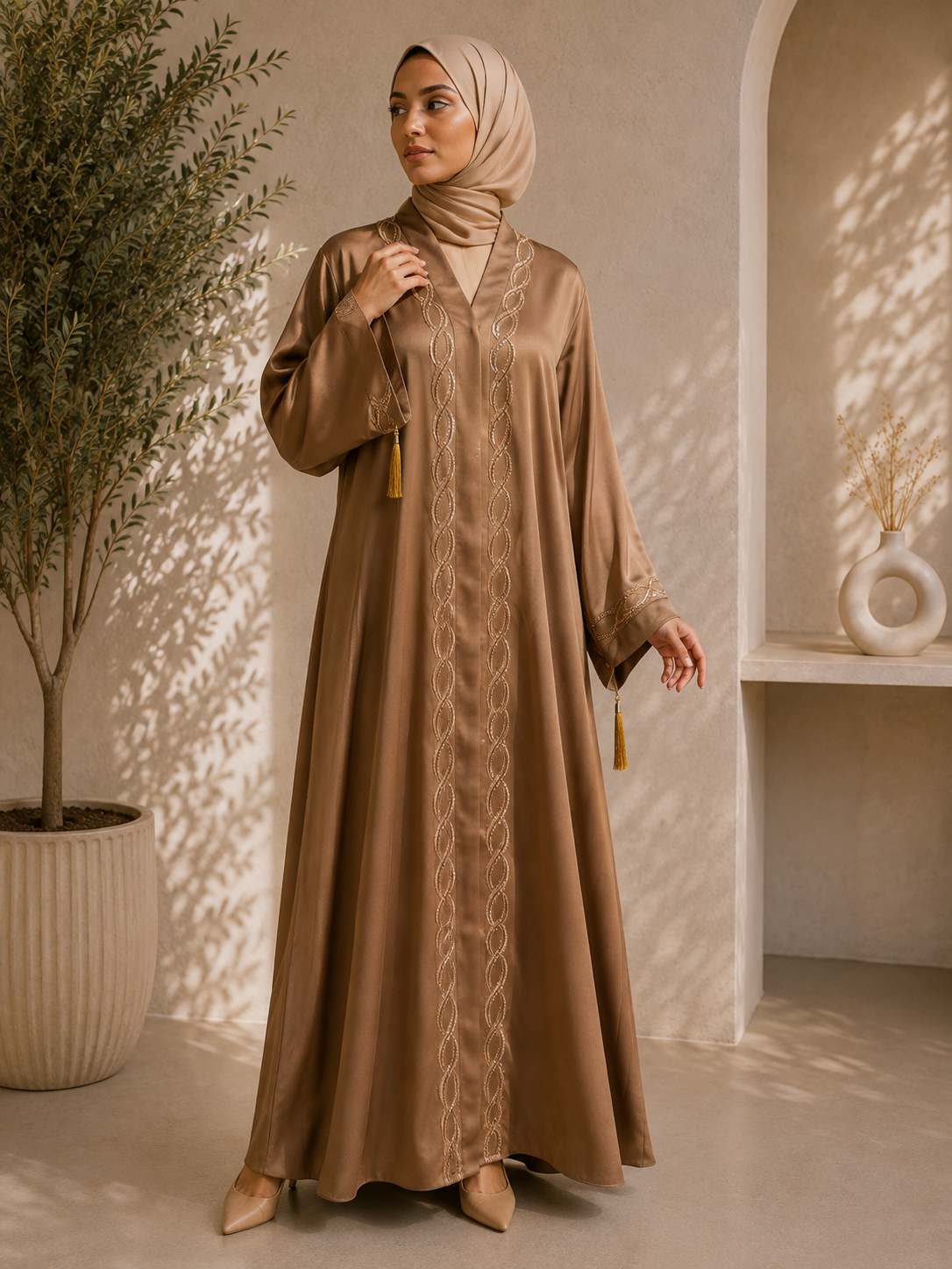 Golden Sand Signature Abaya